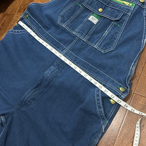 LIBERTY denim bib overalls for men size 42x30 100% Cotton - Picture 8 of 12